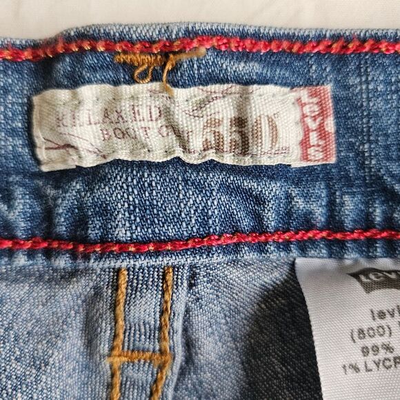 Levi's 550 Jeans Women’s 12L (31x32) Relaxed Fit Bootcut Mid Rise Medium Wash - Picture 2 of 10